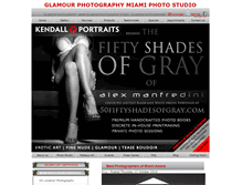 Tablet Screenshot of kendallportraits.com